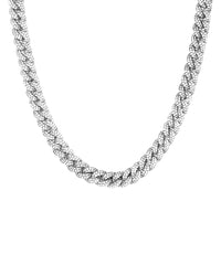 CUBAN COLLIER - ARGENT