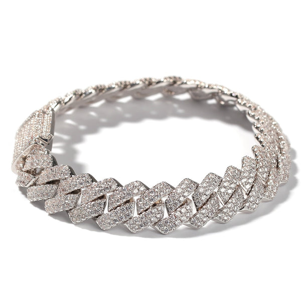 SUPREME CUBAN BRACELET - ARGENT