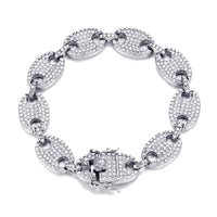 BRACELET COFFEE ICY - ARGENT