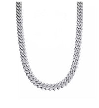 CUBAN LINK BOK COLLIER - ARGENT